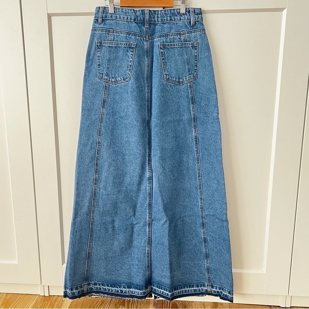 DISSH LENNON VINTAGE BLUE DENIM MAXI sz.US-4 - Picture 7 of 11